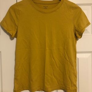 Madewell Golden Yellow T-Shirt NWT